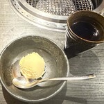 焼肉うしふじ - 本日のデザート（バニラアイス）