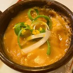 ひろ作 - 牡蠣の味噌鍋さんでーす。②