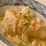 ひろ作 - 聖護院大根の蟹餡掛けさんでーす。④