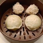 ブッフェ アンド カフェ ラ マレーア - ニラまんじゅう、コメシュウマイ