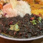 curry bar nidomi - 2025.01.28 (水)    スタンダート混盛（パスマティライス）　1500円（税込）