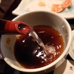 蕎麦 ひのや - 蕎麦湯は後から運ばれ熱々です