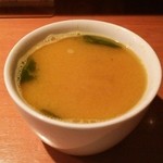 グラシア - ひよこ豆のカレースープ(380円)