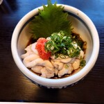 うなぎ ふぐ 一進 - 鱈の白子ポン酢　880円