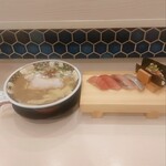 鮨とラーメン うおがしや 鶴屋町店 - 