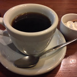 軽食・喫茶ノマド - コーヒーはクリーム付き