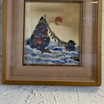 花ぼんぼり - 夫婦岩の絵画　