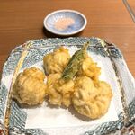 魚がし料理嘉鮮 - たら白子の天ぷら