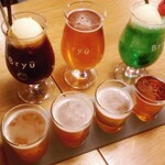 Bryu - ビール飲み比べ＆珈琲フロート＆ビール＆クリームソーダ