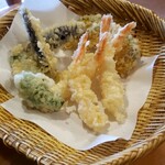 なかや 桑風庵 - 天ぷら2人前