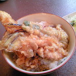 長寿庵 - ミニ天丼