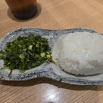 麺小屋 てち - しめのご飯(みどり)