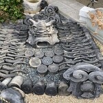 花ぼんぼり - 瓦のオブジェ