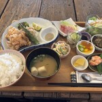 しましま食堂 - 唐揚げ定食