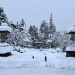 銀座とんかつ檍 - 令和8年1月26日雪に埋もれた上杉神社