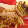 IN-N-OUT BURGER - 料理写真:数ある裏メニューのうち、スリー・バイ・スリーとフレンチフライ・アニマル・スタイル