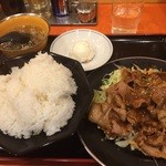味の店　錦 - 豚ロース味噌炒め定食