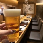玄水 - 生ビール(アサヒ)770円