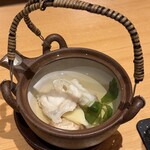 玄水 - 夜限定大将にお任せ16,500円(河豚の土瓶蒸し)