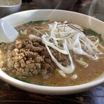 SOBE-PI - 肉みそ入り平打ち太麺のみそらーめん　大盛り