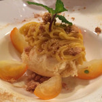 らんぷ亭 - 安納芋のモンブランと金柑のアイス