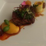 小笠原伯爵邸 - イベリコプルマの備長炭焼き