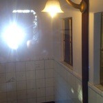 小笠原伯爵邸 - バスルームの灯り