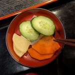 鰻 かねいち - 「香の物」