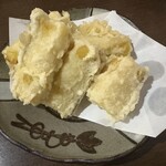 手打蕎麦のたぐと - 焼き芋天ぷら！