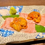うに小屋 高田馬場店 - 雲丹と肉刺し