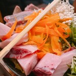 海の達磨 魚心 - ネギま鍋！野菜もたっぷり！