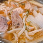 海の達磨 魚心 - うどん入れて締め！これがまた美味しかった！