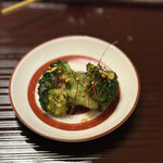 銀座 鳥さと - ブロッコリーアンチョビ