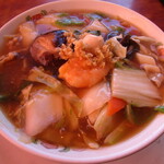 餃子の王将 - 料理写真:五目あんかけラーメン