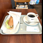 ドトールコーヒーショップ - 料理写真:トリュフ香る〜ゴルゴンゾーラソース〜　ブレンドM   byまみこまみこ