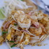 THAI FOOD - 料理写真:８０バーツ『Pad Thai shrimp(パッタイ海老)』2014.12