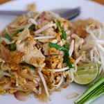 THAI FOOD - ８０バーツ『Pad Thai pork(パッタイ豚肉)』2014.12