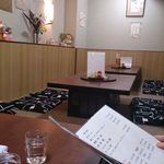 あじくら - 店内の様子。座敷