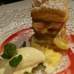 レスト ケイ ヤマウチ - 相方の温製ミルフィーユ