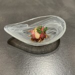 京都 鉄板焼 grow - フォアグラローストビーフ