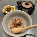 京都 鉄板焼 grow - ガーリックお結び