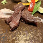 京都 鉄板焼 grow - 黒毛和牛の赤身ステーキ