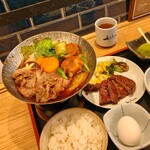 牛たん炭焼 利久 - 牛たん焼と牛たんすき焼き定食