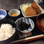 えり瀬 - 土俵定食(コロッケ)