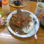 めぐみ - 「カツカレー定食(800円)」[平成27年１月９日(金)撮影]