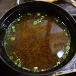 市場前食堂磯の家 - (島根定食）赤だし味噌汁