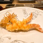 旬彩天 つちや - 天草 車海老の身と頭 ◎めちゃくちゃ美味しい！