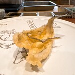 旬彩天 つちや - 淡路島の鱚、骨せんべい ◎めちゃくちゃ美味しい！