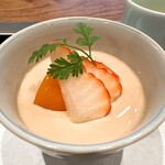 旬彩天 つちや - 沖縄県産黒糖プリンと金柑の蜜煮 ◎