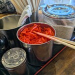 博多ラーメン 膳 - 卓上調味料